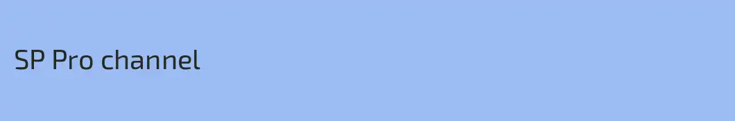 SP Pro channel